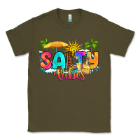 Army Green salty vibes Classic Tee - RanaPortraitStore