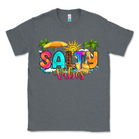 Charcoal Heather salty vibes Classic Tee - RanaPortraitStore