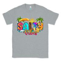 Heather Grey salty vibes Classic Tee - RanaPortraitStore