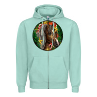 Seafoam Tennessee Horse Christmas Zipper Hoodie - LillyAllenDesigns