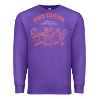 Purple pist idiots Premium Sweatshirt - lanVoArt