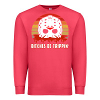 Cardinal Halloween Bitches Be Trippin Jason Mask Premium Sweatshirt - lanVoArt
