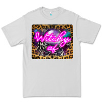 Dove Grey Witchy Af Crystal Ball Premium Tee - LillyAllenDesigns