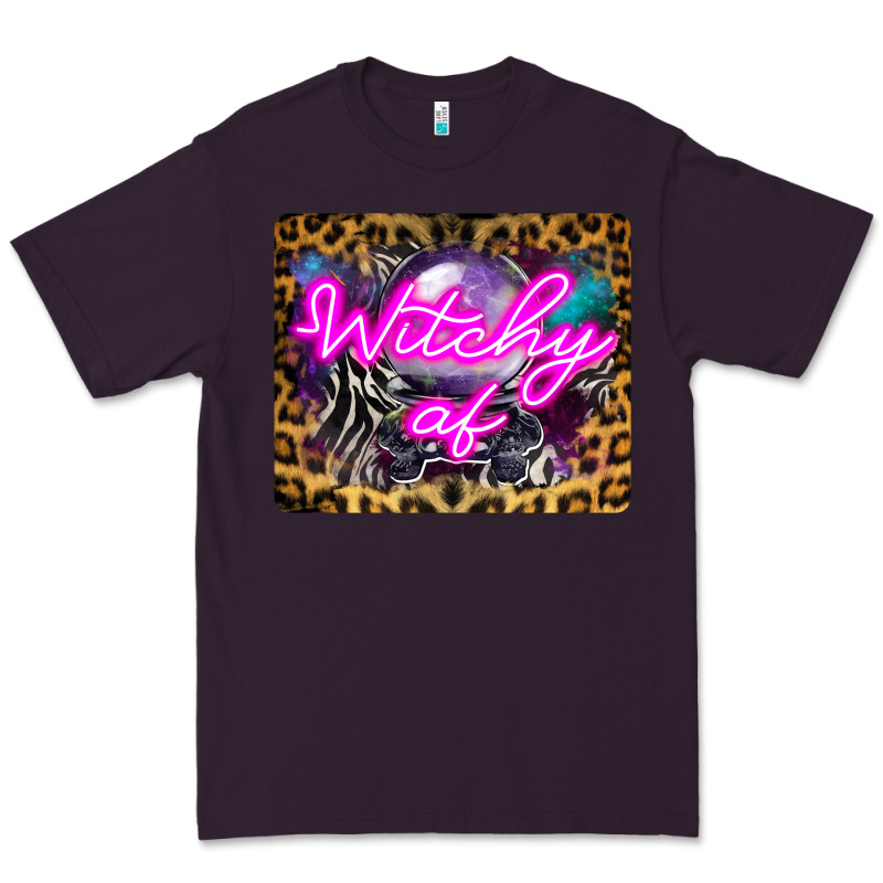 Witchy Af Crystal Ball Premium Tee by LillyAllenDesigns | Teevron