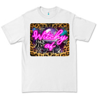White Witchy Af Crystal Ball Premium Tee - LillyAllenDesigns