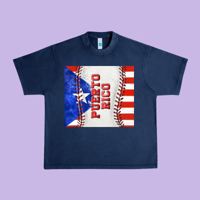 Baseball Puerto Rico Tumbler Tbs Urban Heavy Tee Designed By Tumblerdesignbyshophia