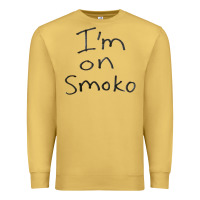 Antique Gold handwritten i'm on smoko hot australian lingo the chats Premium Sweatshirt - lanVoArt