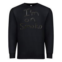 Black handwritten i'm on smoko hot australian lingo the chats Premium Sweatshirt - lanVoArt