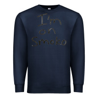 Navy handwritten i'm on smoko hot australian lingo the chats Premium Sweatshirt - lanVoArt