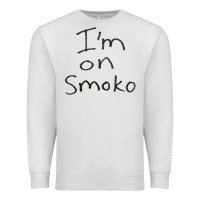 Oatmeal Heather handwritten i'm on smoko hot australian lingo the chats Premium Sweatshirt - lanVoArt