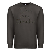 Smoke handwritten i'm on smoko hot australian lingo the chats Premium Sweatshirt - lanVoArt