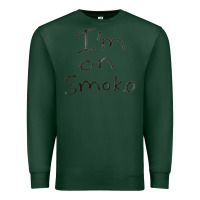 Sports Green handwritten i'm on smoko hot australian lingo the chats Premium Sweatshirt - lanVoArt
