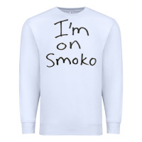 White handwritten i'm on smoko hot australian lingo the chats Premium Sweatshirt - lanVoArt