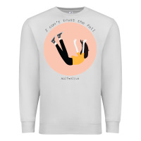 Dove Grey half alive the fall Premium Sweatshirt - lanVoArt
