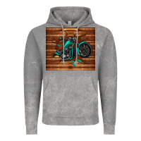Cloud Rock woodgrain motorcycle Vintage Hoodie - TumblerDesignByShophia