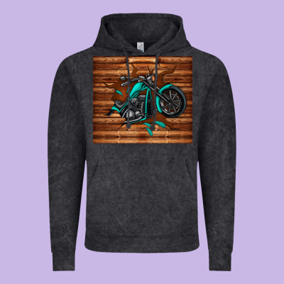 Woodgrain Motorcycle Vintage Hoodie Designed By Tumblerdesignbyshophia