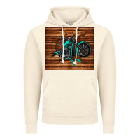 Vintage Artic woodgrain motorcycle Vintage Hoodie - TumblerDesignByShophia