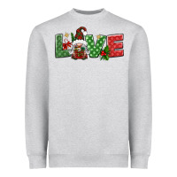 Love Christmas Gnome Heavyweight Sweatshirt | Teevron
