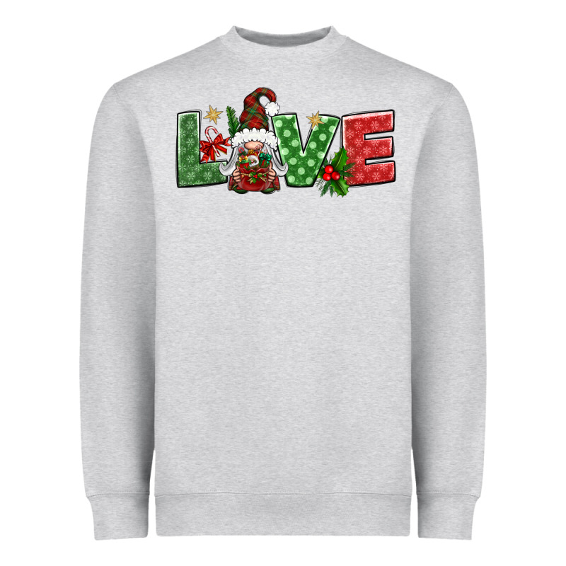 Love Christmas Gnome Heavyweight Sweatshirt by BundleAndBundleShop | Teevron
