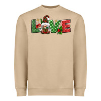 Mushroom love christmas gnome Heavyweight Sweatshirt - BundleAndBundleShop