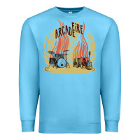 Ocean Blue the arcade fire Premium Sweatshirt - lanVoArt