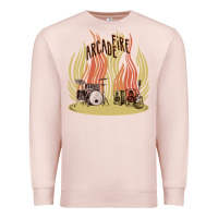 Pale Pink the arcade fire Premium Sweatshirt - lanVoArt