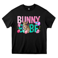 Black Bunny Babe Easter Heavy Core Tee - BundleAndBundleShop