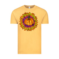 Vintage Mustard Halloween Sunflower Vintage Tee - RanaPortraitStore