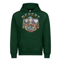 Forest Green desert vibes thunderbird Urban Hoodie - BarkalooDesign