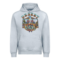 Heather Grey desert vibes thunderbird Urban Hoodie - BarkalooDesign