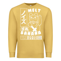 Antique Gold melt banana Premium Sweatshirt - lanVoArt