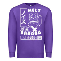Purple melt banana Premium Sweatshirt - lanVoArt