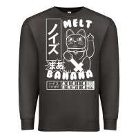 Smoke melt banana Premium Sweatshirt - lanVoArt