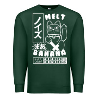 Sports Green melt banana Premium Sweatshirt - lanVoArt