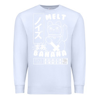 White melt banana Premium Sweatshirt - lanVoArt