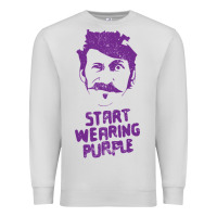 Dove Grey gogol bordello start wearing purple Premium Sweatshirt - lanVoArt
