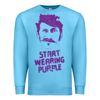 Ocean Blue gogol bordello start wearing purple Premium Sweatshirt - lanVoArt