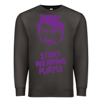 Smoke gogol bordello start wearing purple Premium Sweatshirt - lanVoArt