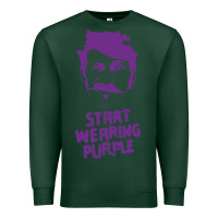 Sports Green gogol bordello start wearing purple Premium Sweatshirt - lanVoArt
