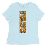 Baby Blue fall gnomes pen wrap Ladies Tee - Artiststas