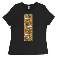 Black fall gnomes pen wrap Ladies Tee - Artiststas