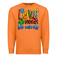 Carrot love needs no words Premium Sweatshirt - Artiststas