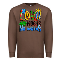 Chestnut love needs no words Premium Sweatshirt - Artiststas