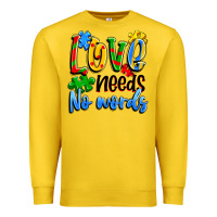 Lemon love needs no words Premium Sweatshirt - Artiststas