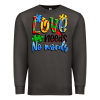 Smoke love needs no words Premium Sweatshirt - Artiststas