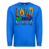 True Royal love needs no words Premium Sweatshirt - Artiststas