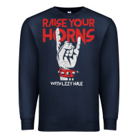 Navy more then awesome lzzy hale halestorm look amazing days Premium Sweatshirt - lanVoArt