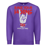 Purple more then awesome lzzy hale halestorm look amazing days Premium Sweatshirt - lanVoArt