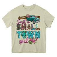 Mossy Just A Small Town Girl With Truck Heavy Core Tee - BundleAndBundleShop