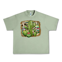 Oil Green serape cowhide cactus Urban Heavy Tee - JahusDesignShop